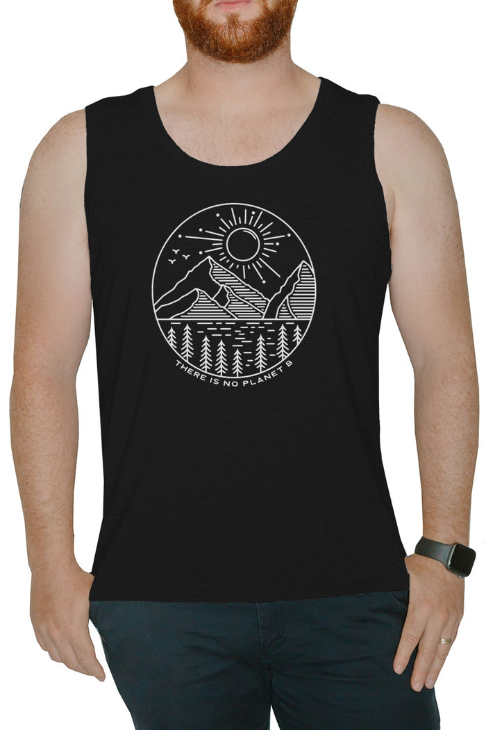 Men's Muscle Tank Top -There Is No Planet B