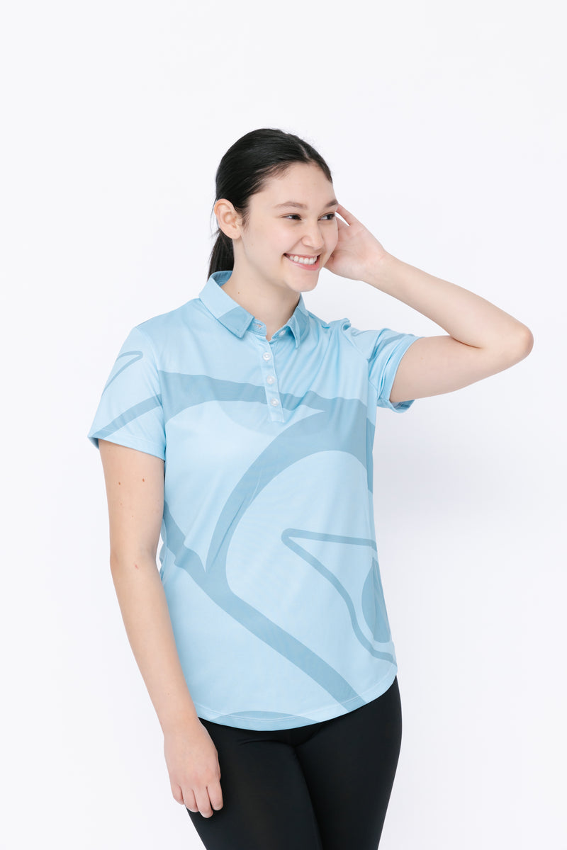 Ladies Polo Shirt - Eagle Moon